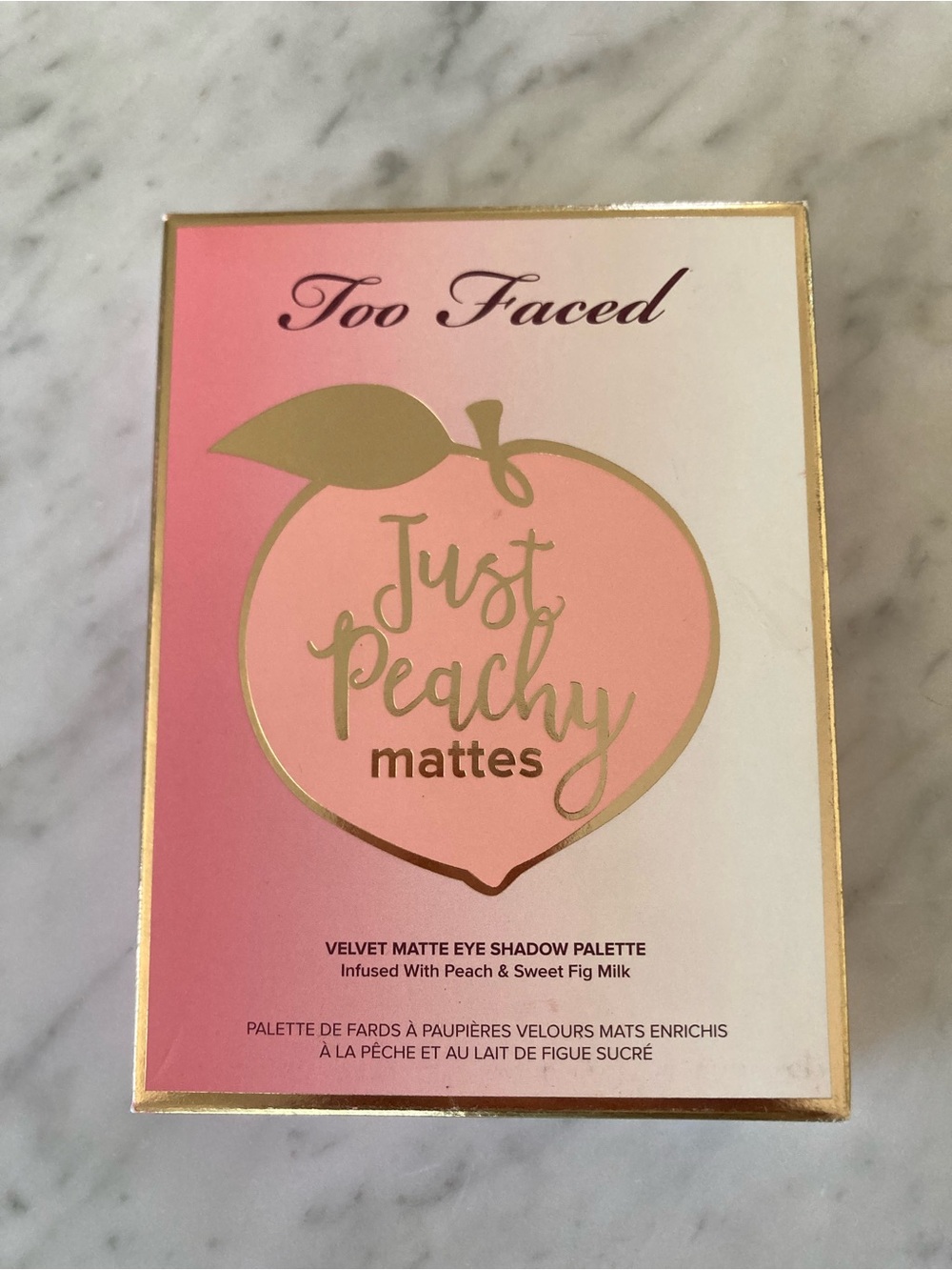 Too Faced Just Peachy Mattes Eyeshadow Palette NEW Sealed Discontinued